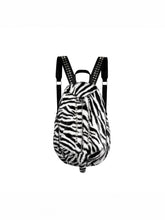 CTRL WORLD Zebra Phantom Studded Backpack
