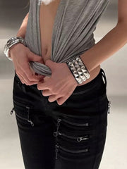 CTRL WORLD Shadow Zipper Phantom Slim Jeans