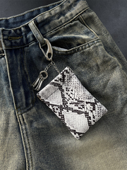CTRL WORLD Venom Snake Pattern Keychain Clutch Charm