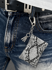 CTRL WORLD Venom Snake Pattern Keychain Clutch Charm
