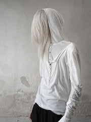CTRL WORLD Voidframe Snap Hooded Top