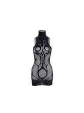 CTRL WORLD Mesh Bodysuit with Graphic Design