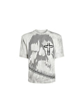 CTRL WORLD Skull and Cross Graphic Print T-shirt