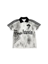 CTRL WORLD Gothic Graphic Spray Polo Shirt