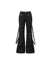 CTRL WORLD Blackout Riot Harness Flared Pants
