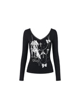 CTRL WORLD Angel's Dust Graphic Long-Sleeve Top