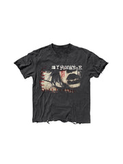 CTRL WORLD "Crimson Tears" Band Portrait Distressed T-Shirt