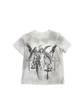CTRL WORLD Angel Graphic Washed Slim T-Shirt