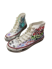 CTRL WORLD "Chaos Theory" Graffiti High-Top Sneakers