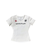 CTRL WORLD Divine 07 V-Neck Graphic T-Shirt