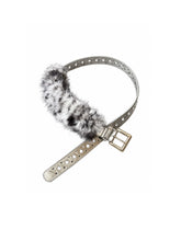 CTRL WORLD Gothic Faux Fur Studded Belt