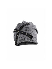 CTRL WORLD Gothic Cross Strap Slouchy Beanie