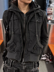 CTRL WORLD Modular Hooded Multi-Pocket Utility Jacket