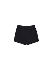CTRL WORLD Black Zip Detail Shorts with Cross Design
