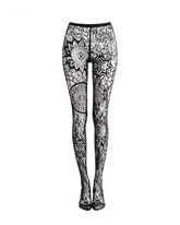Floral Lace Pattern Tights