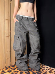 CTRL WORLD Shadow Reaper Oversized Cargo Pants