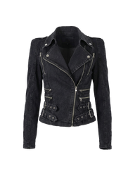 Dark Punk Slim-Fit Jacket