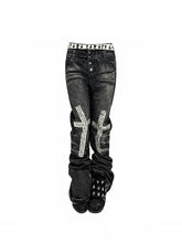 CTRL WORLD „Cold Flame Cross“-Schlagjeans