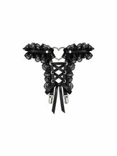 CTRL WORLD Gothic Lace Heart Garter Leg Harness Accessory
