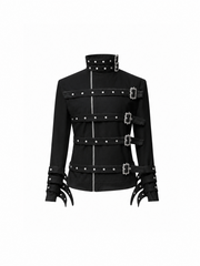 CTRL WORLD Phantom Lock High-Neck Buckle Jacket