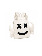 CTRL WORLD Cartoon Demon Horns Plush Backpack