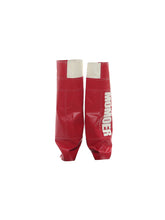 CTRL WORLD Biker-Style High Tube Letter Print Boot Covers
