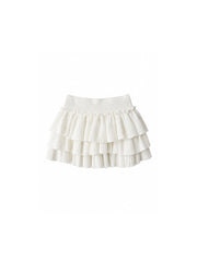 CTRL WORLD Mist Shadow Tiered Ruffle Mini Skirt