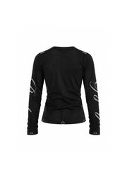 CTRL WORLD Dark Vision Graphic Long Sleeve Top