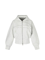 CTRL WORLD Phantom Lace Military Zip Hoodie Jacket