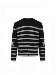 CTRL WORLD Eclipse Stripe Cardigan