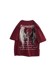 CTRL WORLD Distressed Graphic T-Shirt