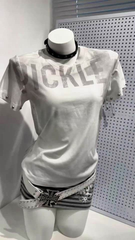 CTRL WORLD Gothic Graphic Rivet Baby Tee