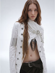 CTRL WORLD Shadow Commander Gothic Stand Collar Jacket
