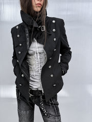 CTRL WORLD Shadow Commander Gothic Stand Collar Jacket