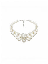 CTRL WORLD Phantom Skull Pearl Choker Necklace