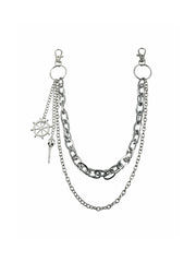 CTRL WORLD Abyss Helm Double Chain Wallet Chain