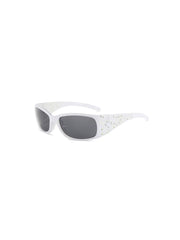 CTRL WORLD Neon Bloom Floral Wrap Sunglasses