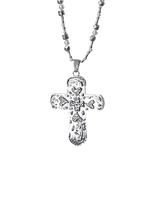 Gothic Cross Long Necklace