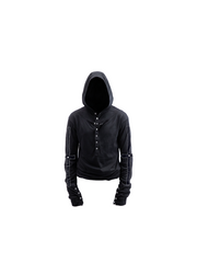CTRL WORLD Voidframe Snap Hooded Top