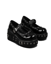Studded Platform Mary Jane Shoes