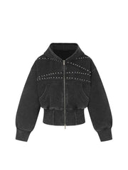 CTRL WORLD Phantom Lace Military Zip Hoodie Jacket