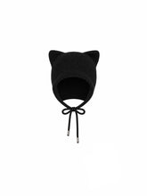 CTRL WORLD Midnight Cat-Ear Knit Bonnet