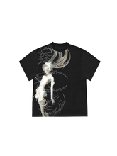CTRL WORLD Abstract Figure Graphic T-Shirt
