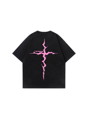 CTRL WORLD Lightning Graphic T-Shirt
