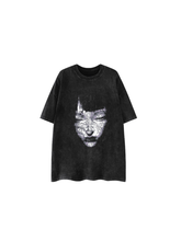 CTRL WORLD Phantom Veil Face Graphic T-Shirt