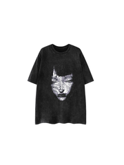 CTRL WORLD Phantom Veil Face Graphic T-Shirt