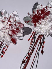 Blood Rose Phantom Halloween Headpiece