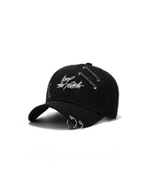 CTRL WORLD Gothic Punk Metal Ring Baseball Cap