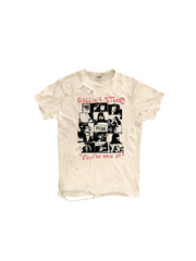 CTRL WORLD Rolling Stones Exile Distressed Graphic T-Shirt