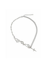 CTRL WORLD Astral Rift Pearl Chain Necklace